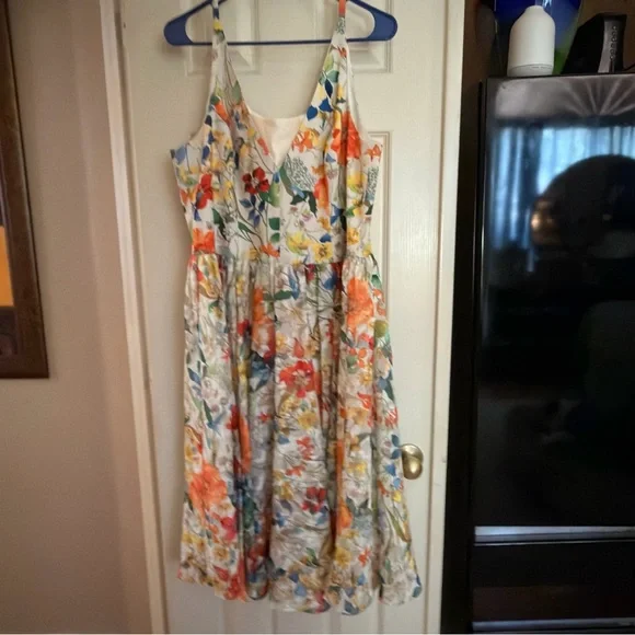 Dress the Population Alicia Floral Midi Dress - Picture 3 of 5